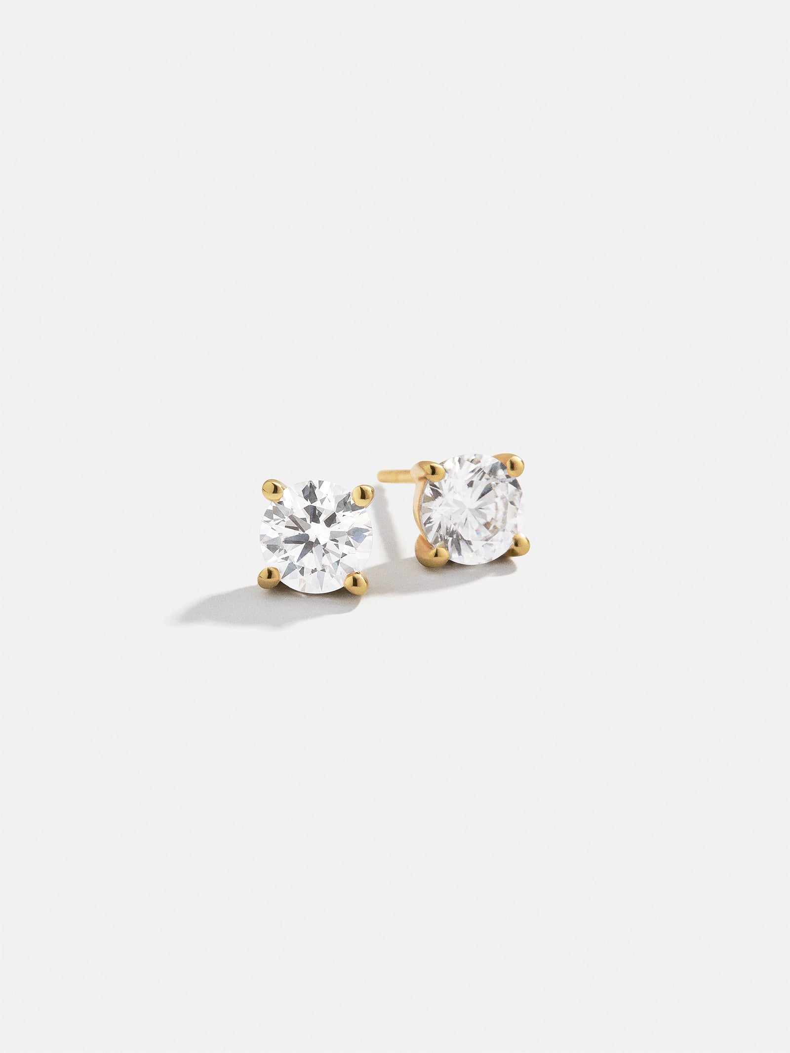 Debra 18K Gold Earrings - Gold/Pavé
